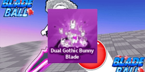 Dual Gothic Bunny Scythe Emote