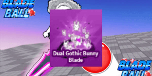 Dual Gothic Bunny Scythe Emote