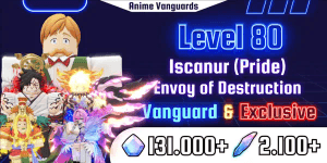 Accounts Anime Vanguards Lvl 80 | Instant Delivery