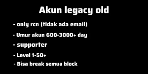 Old legacy account