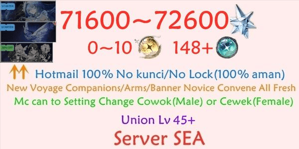 Gambar Product Wuthering Wave SEA-3 Reroll Account