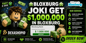 JOKI 1,000,000 (1M) Bloxburg Cash