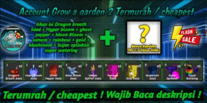 Grow A Garden 2 Account Cheapest