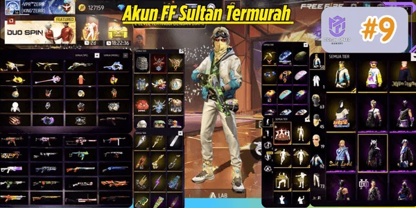 FREE FIRE ACCOUNT AS PER PHOTO #9