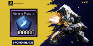 100K Katana Piece 2 - Broken Blade