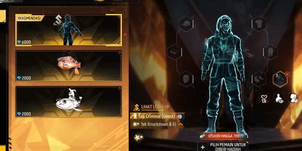 Gift Bundle Top Criminal (Ghost)