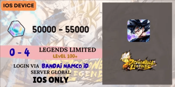 Akun Dragon Ball Legends Global [IOS] - 2