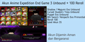 Anime Expedition Account Unit Unbound Meta