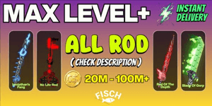 ACCOUNT FISCH LEVEL MAX+ BONUS + INSTANT DELIVERY