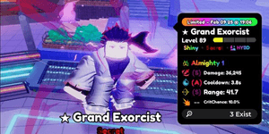 Rasgo Grand Exorcist Brillante Todopoderoso