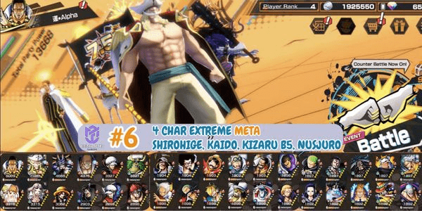 Gambar Product  ACCOUNT ONE PIECE BOUNTY RUSH ACCORDING TO PHOTO #6