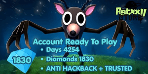 Ready Account Days 4000+ Diamonds 1800+ | 99 Nights in the Forest