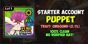 Account Starter UNBOUND Puppet (Gowther) | Anime Expeditions