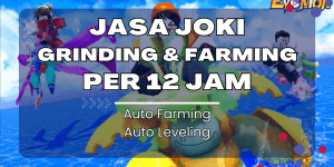 Joki Grinding & Farming Per 12 Hours | Evomon