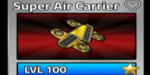 Super Air Carrier Max Star And Max Lvl | Military Tycoon