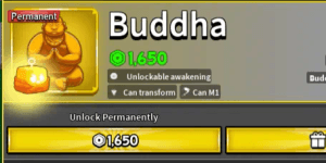 Human: Buddha (Permanent)