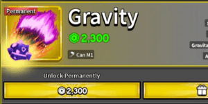 Gravity (Permanent)