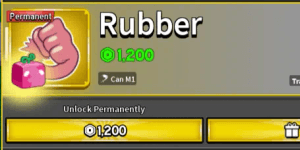 Rubber (Permanent)