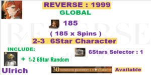 Account Gacha Reverse 1999 Global 01