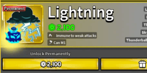 Lightning (Permanent)