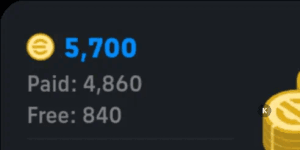5,700 Coins (Android)
