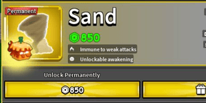 Sand (Permanent)