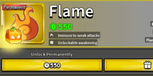 Flame (Permanent)
