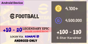 Reroll Account eFootball [Android] - 3