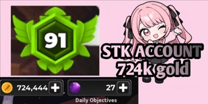 Survive The Killer Account 724K+ Coin Lv 91