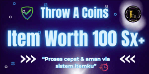 Throw a Coin - Item worth 100 Sx (Via trade)