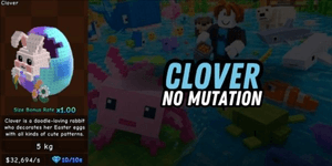 Clover - Limited Pet | Build A Zoo