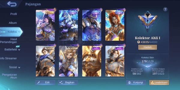 Gambar Product CHEAP & SAFE MOBILE LEGEND ACCOUNT | EXPERT COLLECTOR