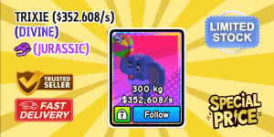 PET LIMITED!!! - JURA TRIXIE ($352.608/s) | Build A Zoo
