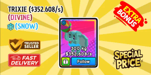 PET LIMITED!!! - SNOW TRIXIE ($352.608/s) | Build A Zoo