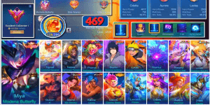 #3999 | 469 Skins | Exalted Collector I | Legend Skin | Naruto Sasuke & Naruto Lukas | Neobeast