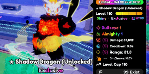 Shiny Shadow Dragon (Unlocked)/Kafka Evo Trait Almighty Double Trait