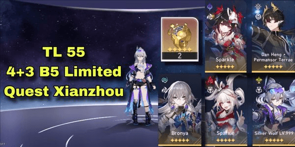 Gambar Product 7B5 Limited + Low Exploration | Silver Wolf LV.999 + Sparxie + Dan heng terae | TL53 + Asia