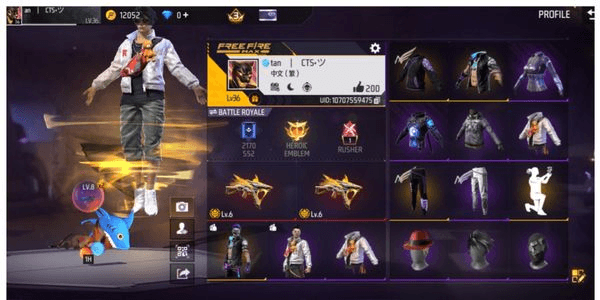Gambar Product cheap FF account - evo gun level 6 - tornado lobby animation - cheap and high quality
