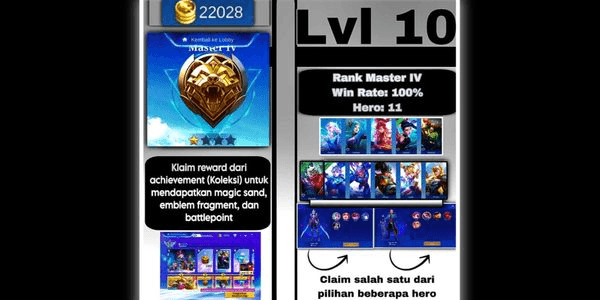 Gambar Product Akun lvl 10 ( Master IV ) 22K Battlepoint