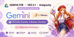 Google AI Pro + Gemini Pro + 5TB Drive | Family Invite | 4 Months