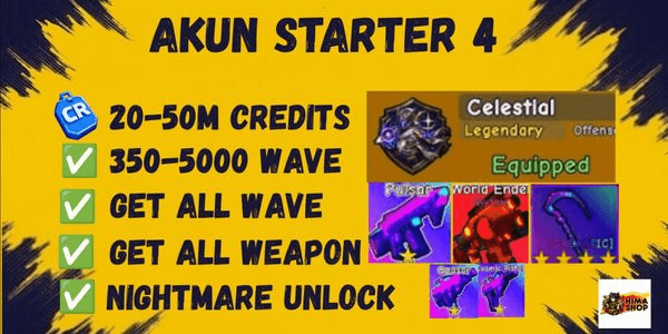 Gambar Product STARTER ACCOUNT 4 | SURVIVE ZOMBIE ARENA