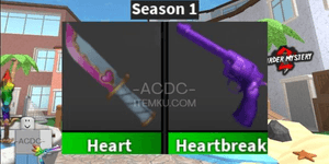 Set de Heart Knife y Heartbreak Gun