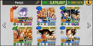 Akun Dragon Ball Legends | UL Goku & Vegeta Maksimal [Android/IOS]