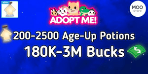 Adopt Me Account Bonus 200+ Potions + Bonus Bucks