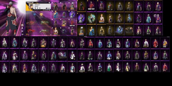 Gambar Product 1 EVOGUN MAX, 2 M1887(EAGLE EYE), RARE RAGNAROK BUNDLE, MONEYHEIST, SUPER VOID+PIXEL, PAIN, KAKASHI, RED+WHITE ANGEL ETC