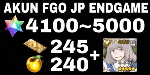 Gambar Product FGO ACCOUNT JP ENDGAME QUARTZ ACCOUNT + FREE SSR