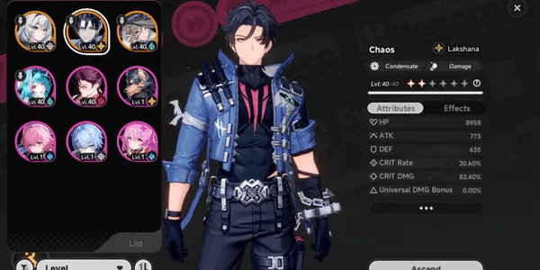 Neverness to Everness | Chaos+sign Account & Jiuyuan [Sea]