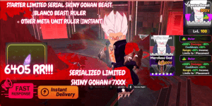 STArTER LIMITED SERIAL SHINY GOHAN BEAST (BLANCO BEAST) RULER + OTHER META UNIT RULER [INSTANT]
