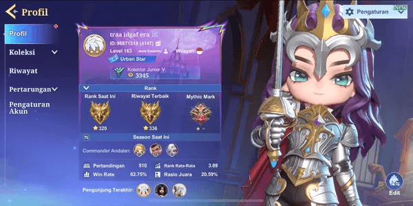 Sultan MCGG Account | many commanders | ready to push | 100% safe guarantee