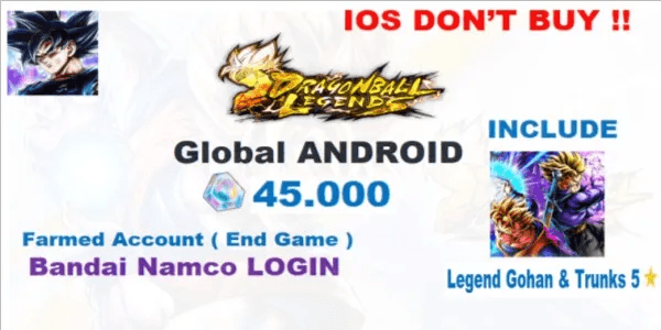 Gacha Account Dragon Ball Legends Global Lite-04